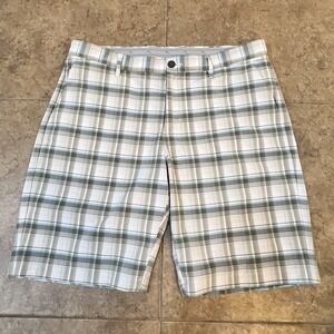 Tommy Bahama Shorts Mens 36 Plaid Performance Stretch Golf Casual Summer